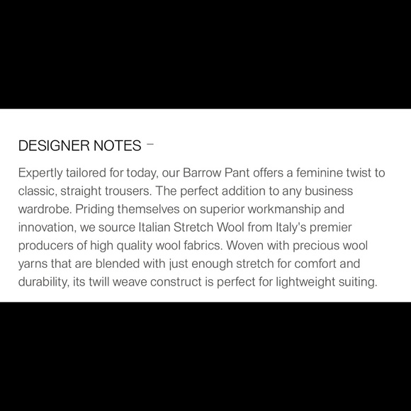 Lafayette lightweight stretch Italian wool pants - Picture 5 of 10